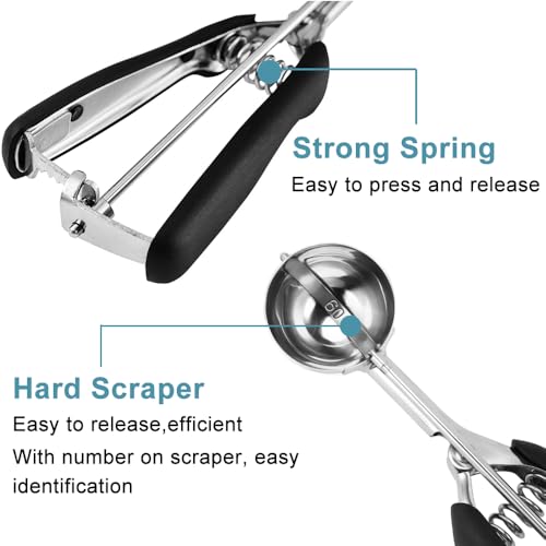 Classic HOMURE H Cookie Scoop Set, Include 1 Tbsp/2 Collection