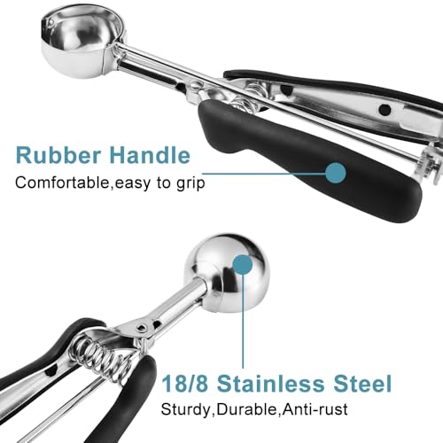Classic HOMURE H Cookie Scoop Set, Include 1 Tbsp/2 Collection